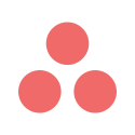 Team O'clock integrations: Asana logo